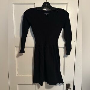 American Eagle Outfitters Black Long Sleeve Dress